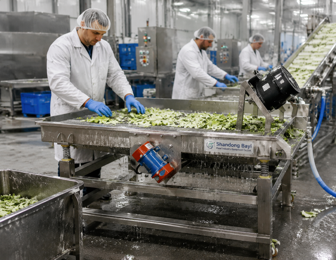 Industrial Stainless Steel Linear Vibrating Dewater Screen For Food Processing