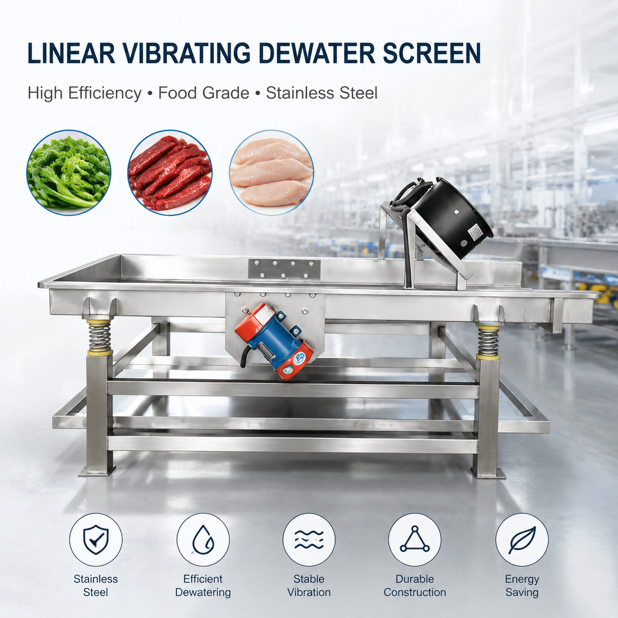 Vibrating Dewater Screen