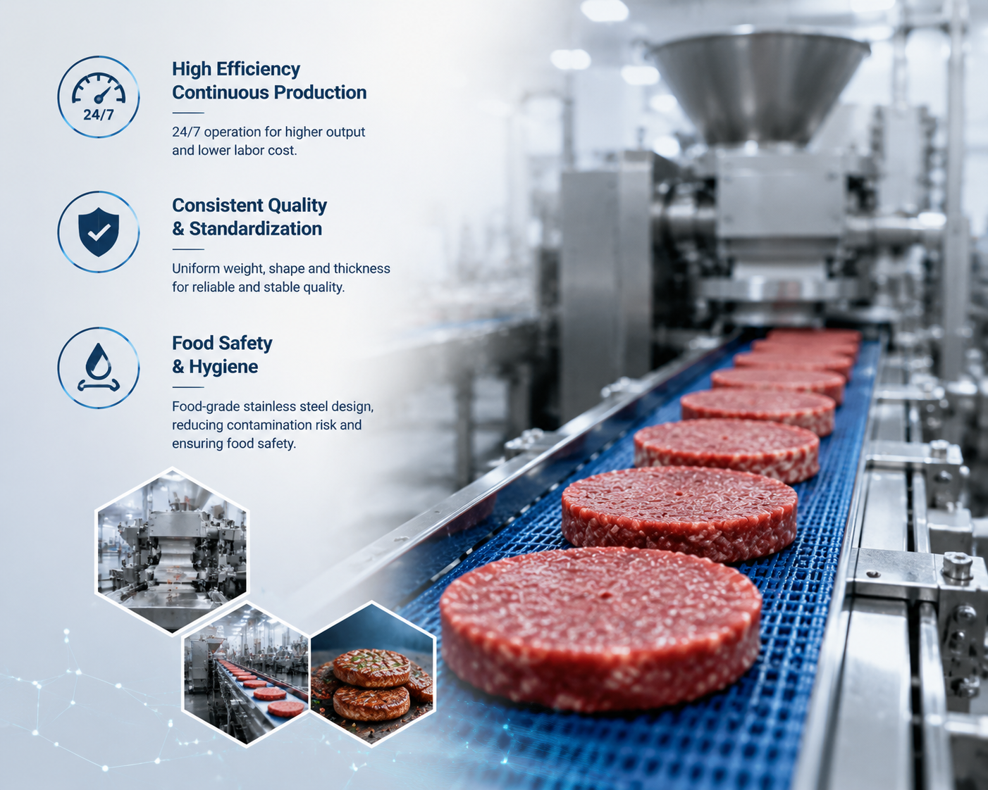 Beef Patty Processing Line