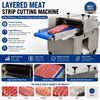 Industrial Layered Strip Cutter, Low Waste & Stable Continuous Operation