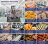 Reliable Commercial Fried Food Breading Equipment