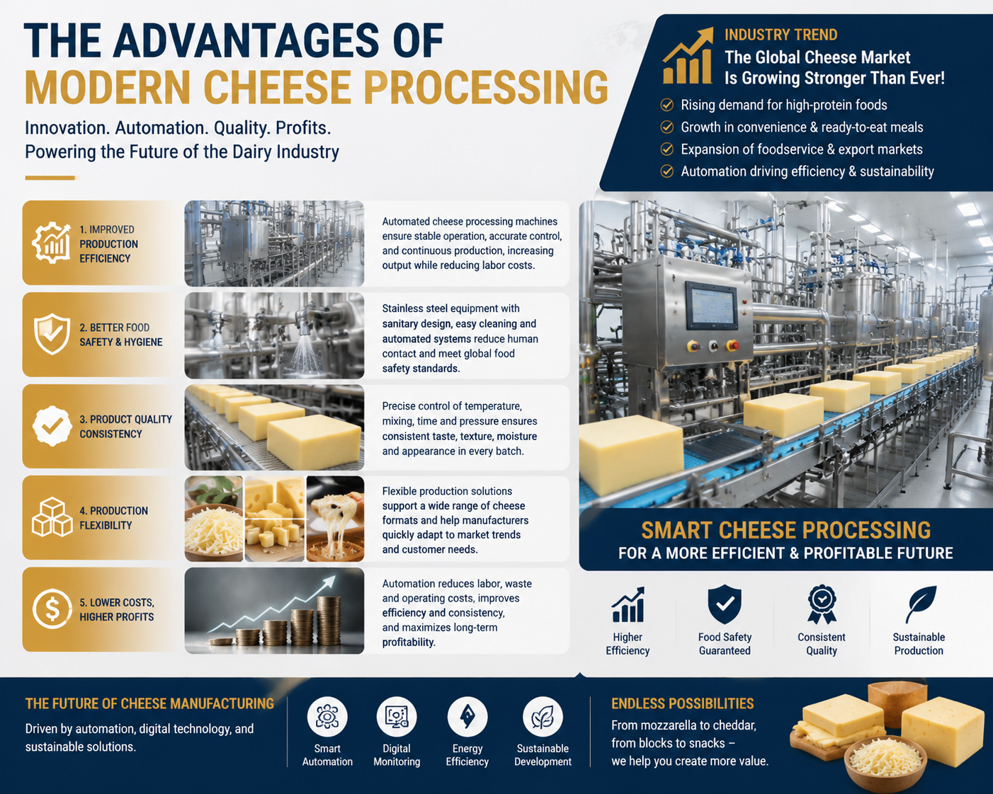 Why Invest in Automated Cheese Processing Equipment?