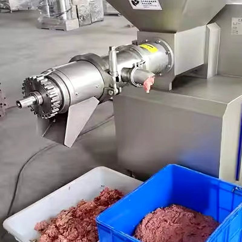 Bone Meat Separator Machine Industrial Stainless Steel Poultry Fish Deboning Equipment High Efficiency for Meat Processing Factory