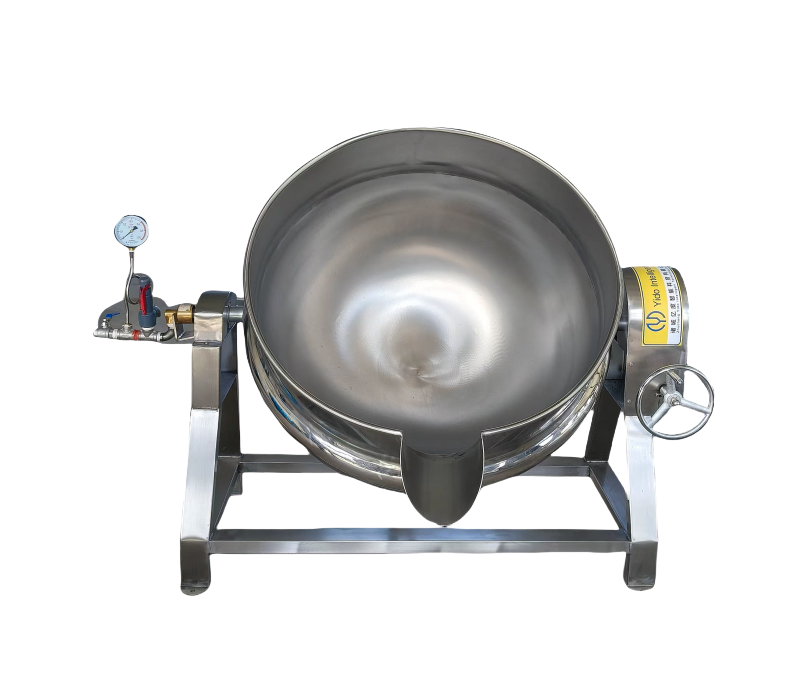 Commercial Steam Heating Jacketed Cooking Kettle for Food Processing