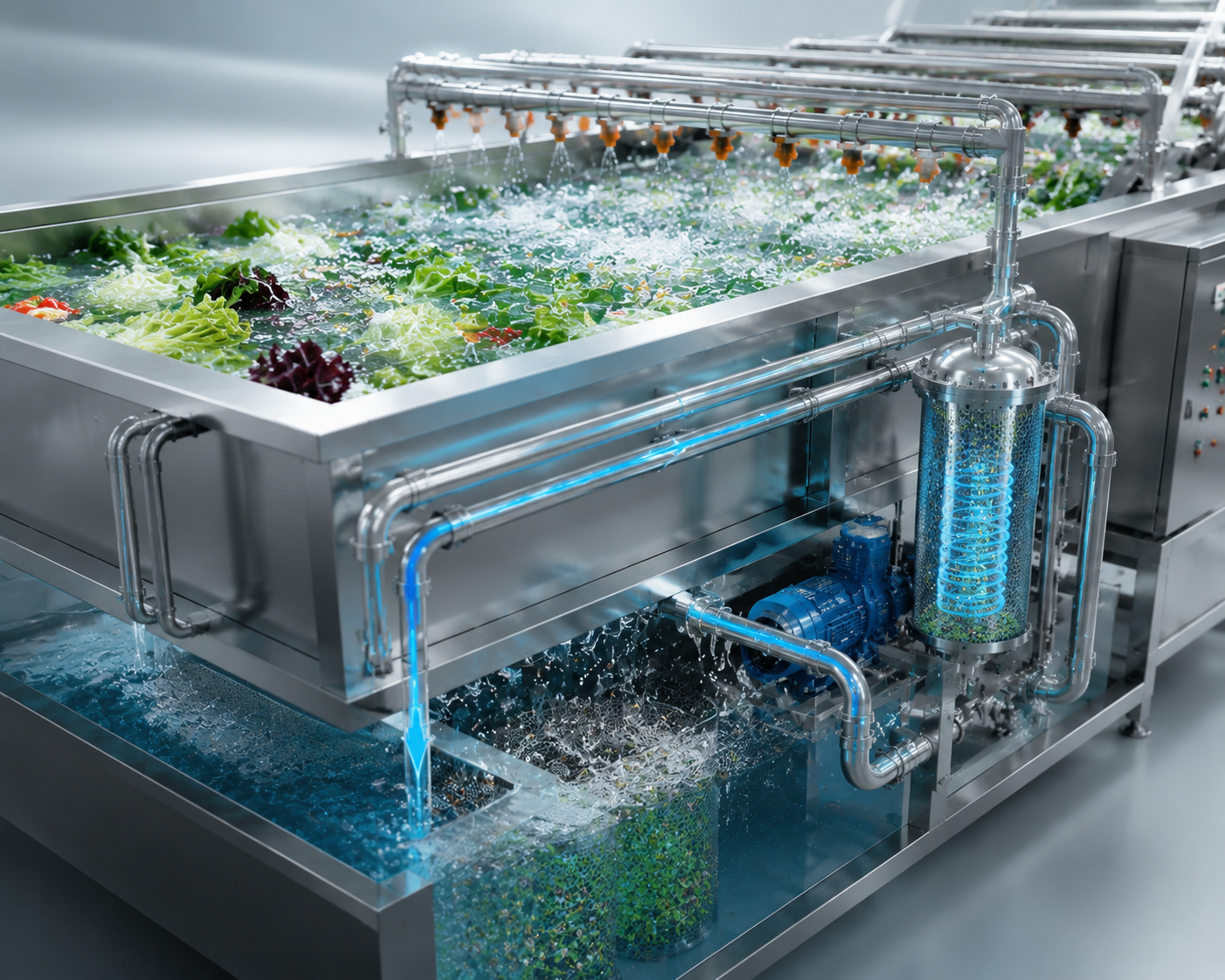Air Bubble Washing Tank