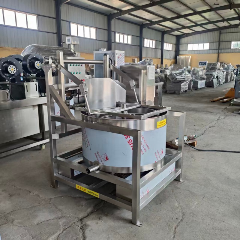 Automatic Bottom Discharge Centrifugal Dryer | Industrial Food Dewatering Machine