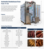 Oven Industrial Stainless Steel Smokehouse Machine for Meat Fish Sausage Processing Factory