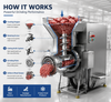Industrial Meat Grinder Machine for Commercial Meat Processing Line