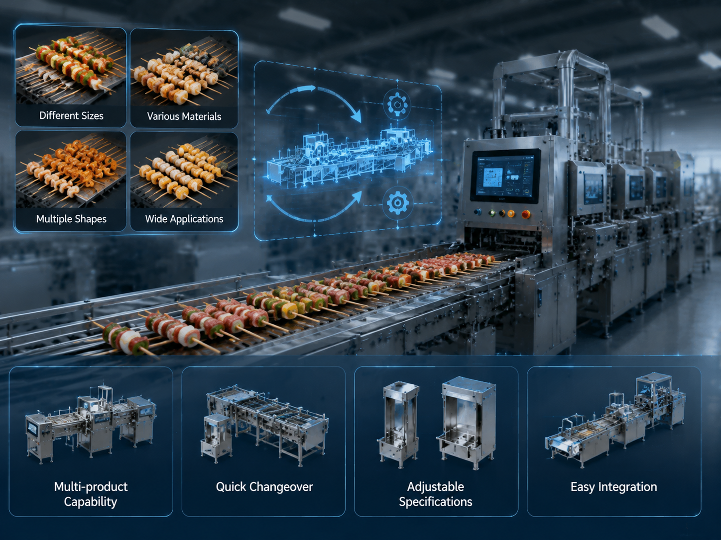 Barbecue Skewer Processing Line