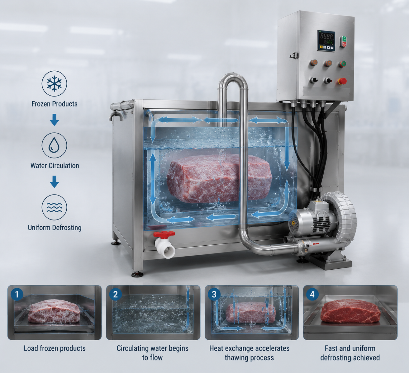 Air Bubble Defrost Tank