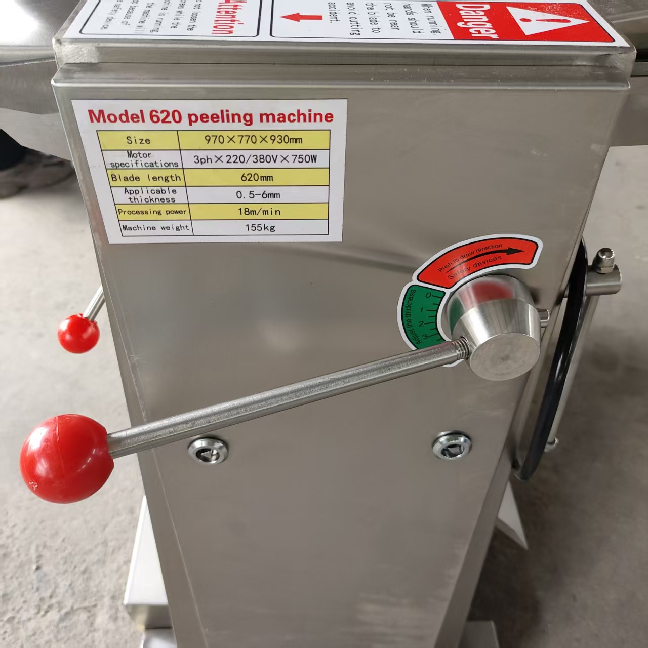 Pig Pork Skin Peeling Machine for Industrial Meat Processing Equipment
