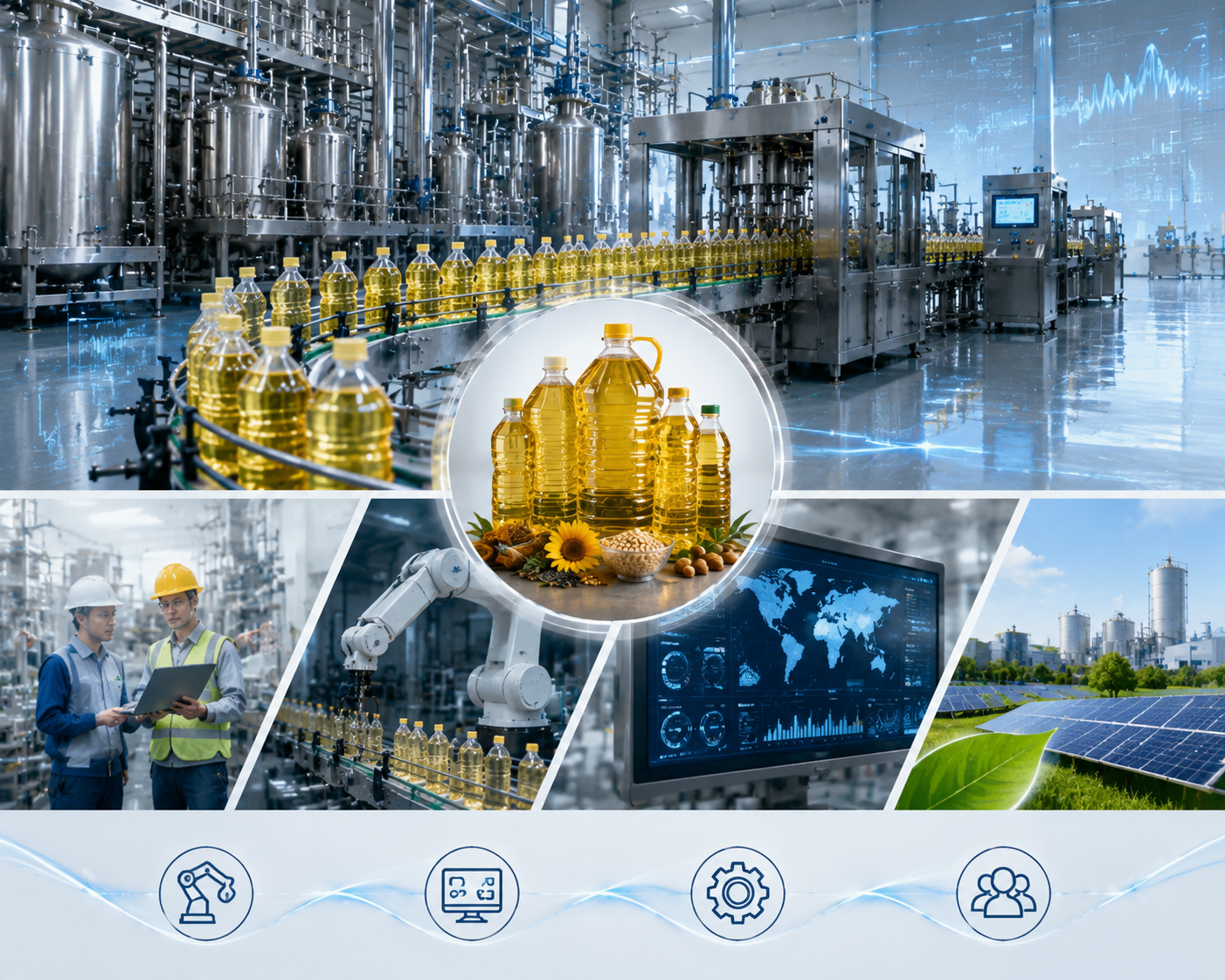 Edible Oil Refining & Filling Line