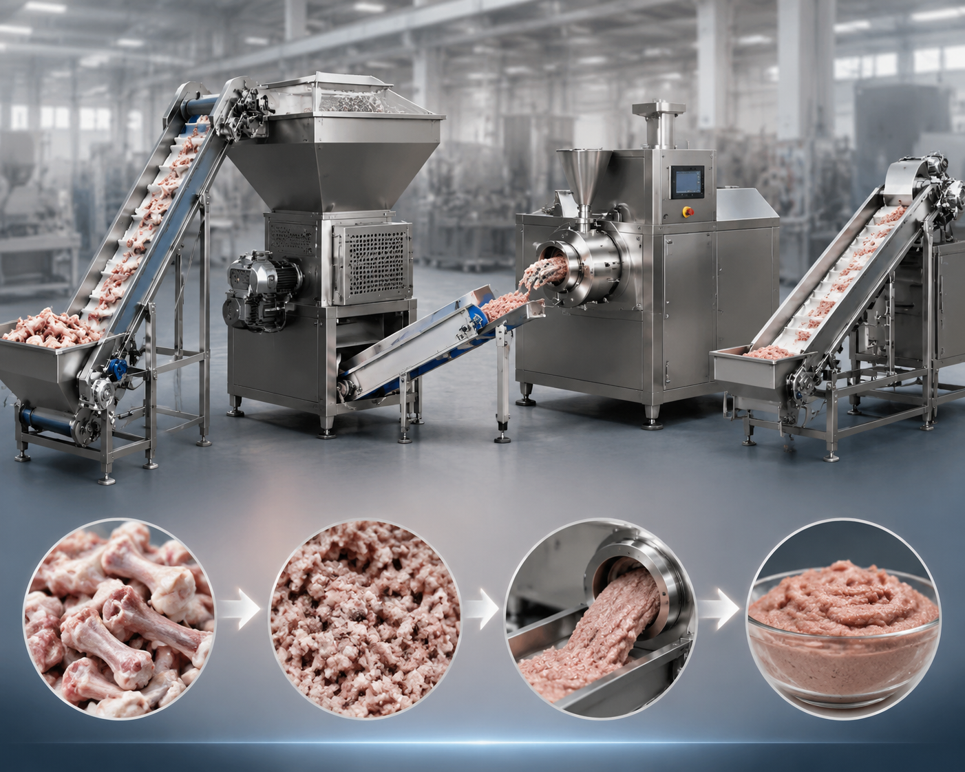 Poultry Bone Meat Separation Line