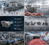 Industrial Frozen Meat Crusher Machine for High Efficiency Processing System