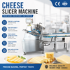 High Uniformity Cheese Block Slicing Machine Anti-Jam Blade System Single Operator Operation for Large Scale Dairy Manufacturing Plant CE Compliant