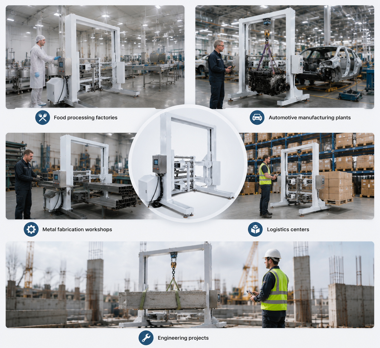 PLC Control Gantry Lifter