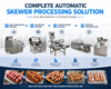 Automatic Skewer Machine for Meat Processing and BBQ Production