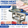 Industrial Automatic Meat Layering Machine for Food Processing Factory