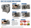 Vacuum Meat Mixing and Stuffing Machine for Industrial Food Processing
