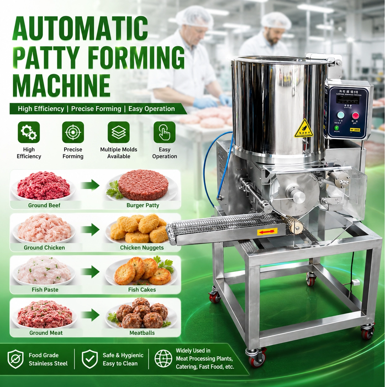 How to Choose a Commercial Meat Patty Forming Machine