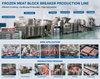 Industrial Frozen Meat Crusher for Beef Pork Processing Line