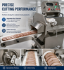 High Efficiency Cooked Meat Slicer Machine for Food Processing Industry