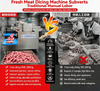 Commercial Automatic Fresh Meat Dicing Machine For Food Processing Factory Use