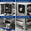 High Efficiency Disc Breading Machine for Food Coating Processing