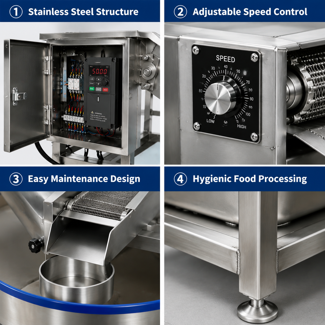 High Efficiency Disc Breading Machine for Food Coating Processing