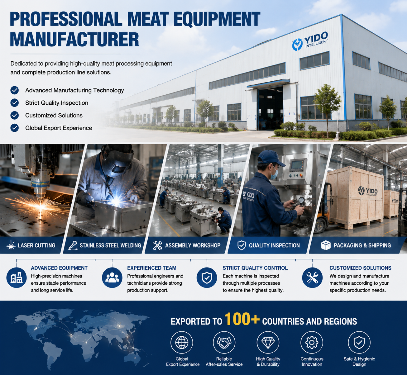 Industrial Vacuum Bowl Cutter Machine High Speed Meat Processing Equipment