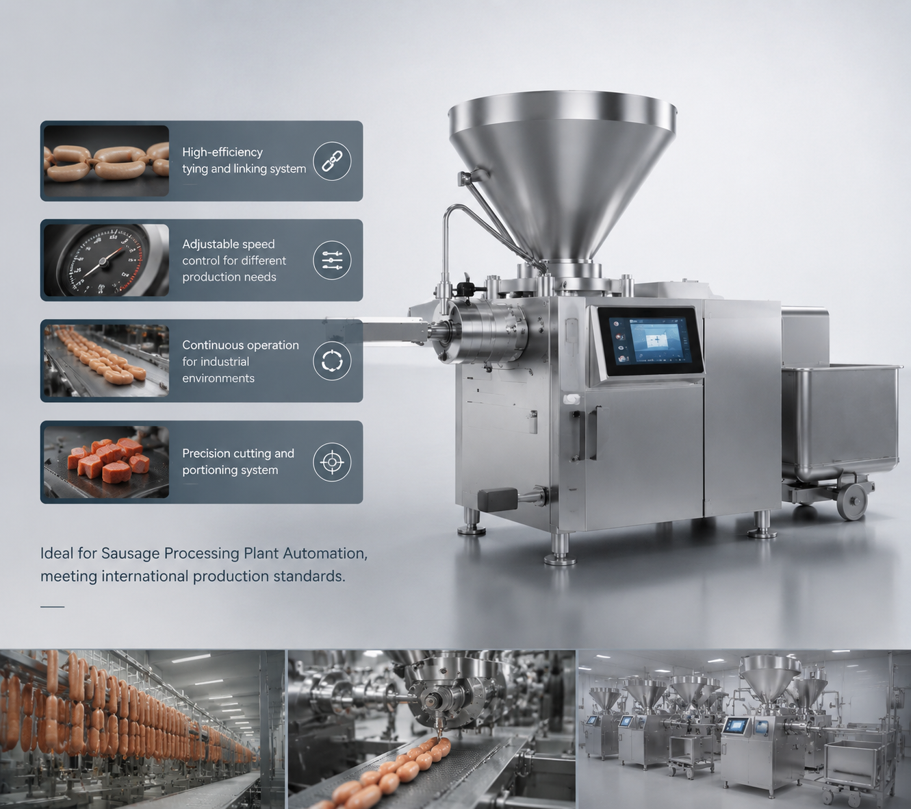 Hydraulic Sausage Clipping Equipment