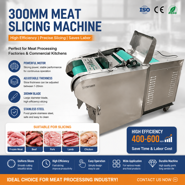 Meat Slicer for Food Processing Factory