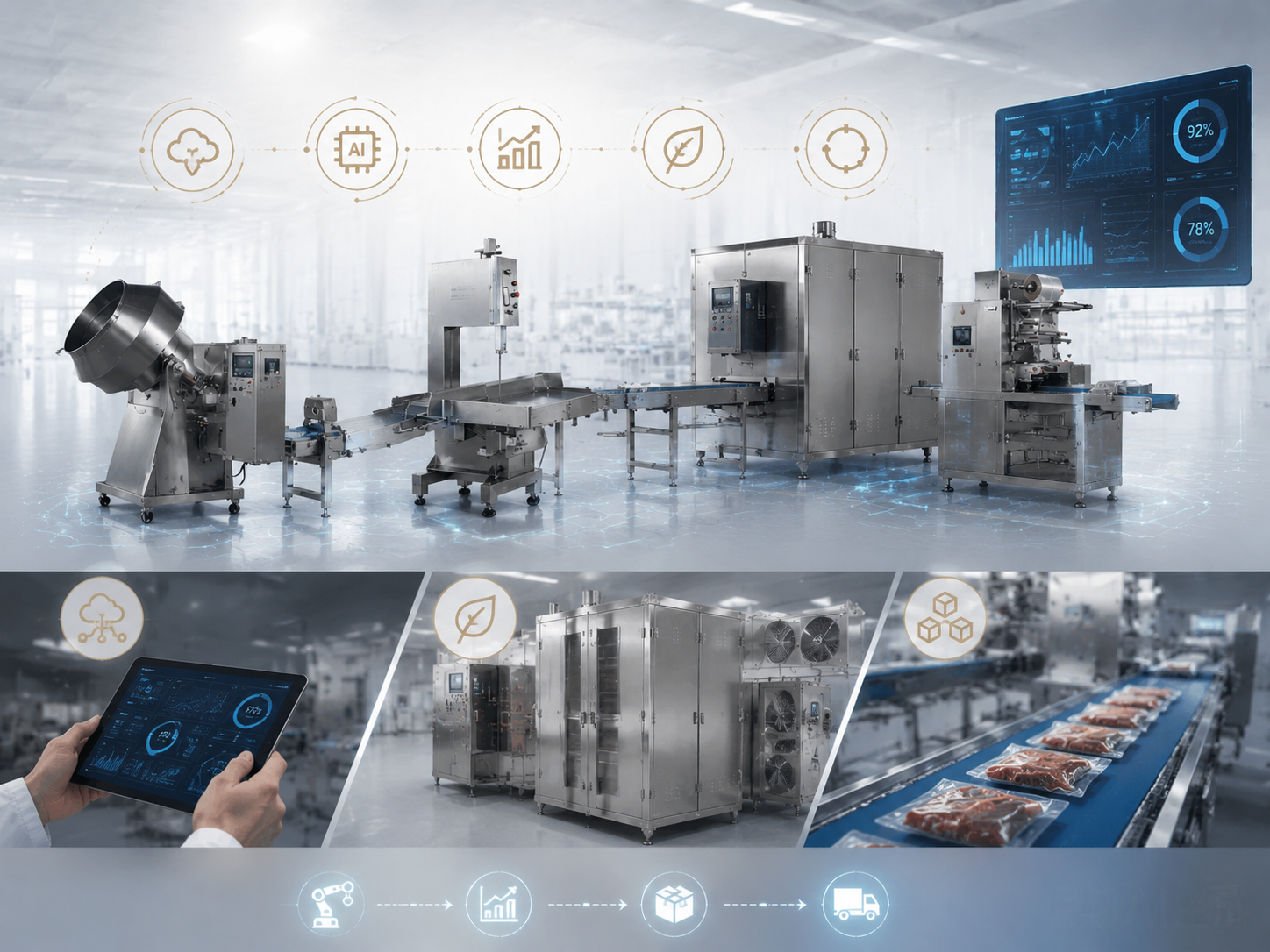Dried Meat Slice Manufacturing Line