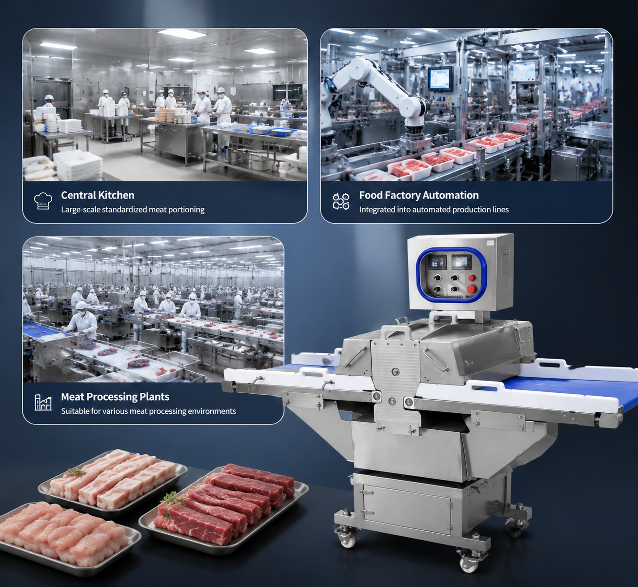 Industrial Meat Cutting Machine