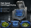 Industrial Basket Rotary Drying Machine for Efficient Food Dehydration System