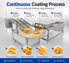 High Efficiency Disc Breading Machine for Food Coating Processing