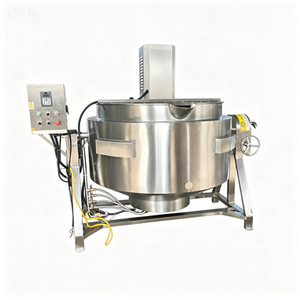 Commercial Steam Heating Jacketed Cooking Kettle for Food Processing
