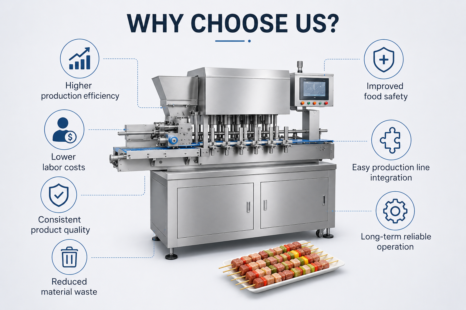 Stainless Steel Skewer Making Machine