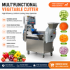Full Automatic SUS304 Commercial Vegetable Cutting Machine For Carrot Potato Cabbage Processing Plant