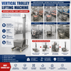 Vertical Trolley Lifting & Dumping Machine | Eliminate Manual Cart Handling Injury Risk