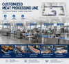 High Efficiency Cooked Meat Slicer Machine for Food Processing Industry