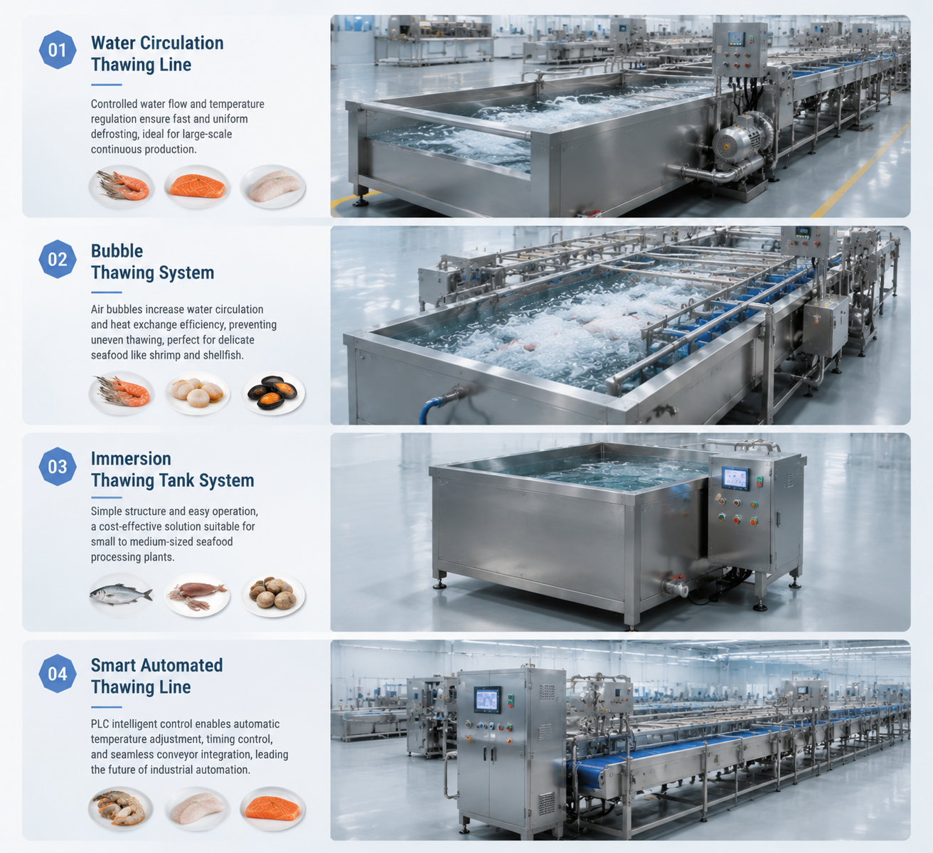 Seafood Deep Processing Thawing Production Line