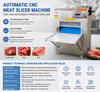 Automatic Stainless Steel CNC Meat Cutting Equipment for Frozen Meat