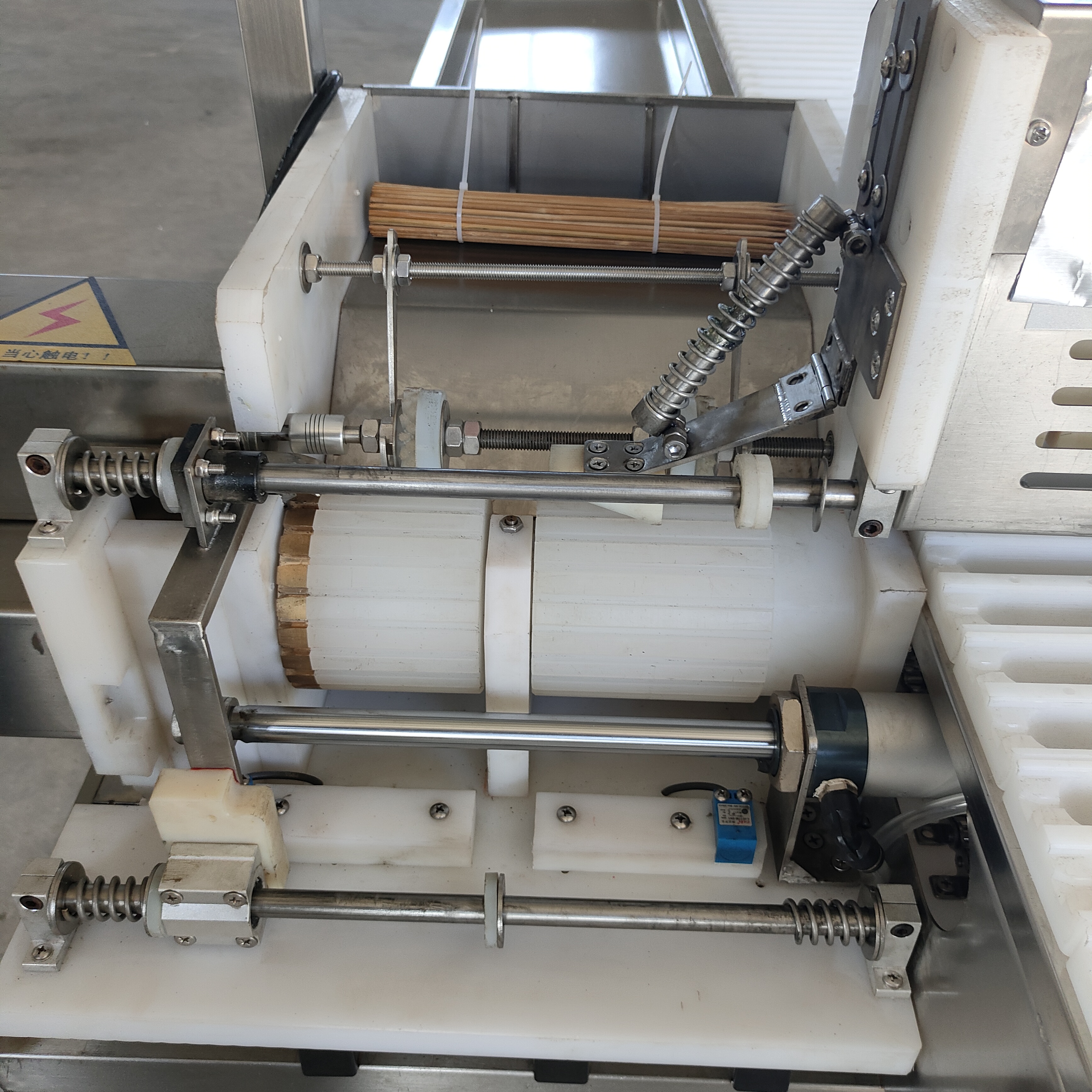 Automatic Skewer Machine for Meat Processing and BBQ Production