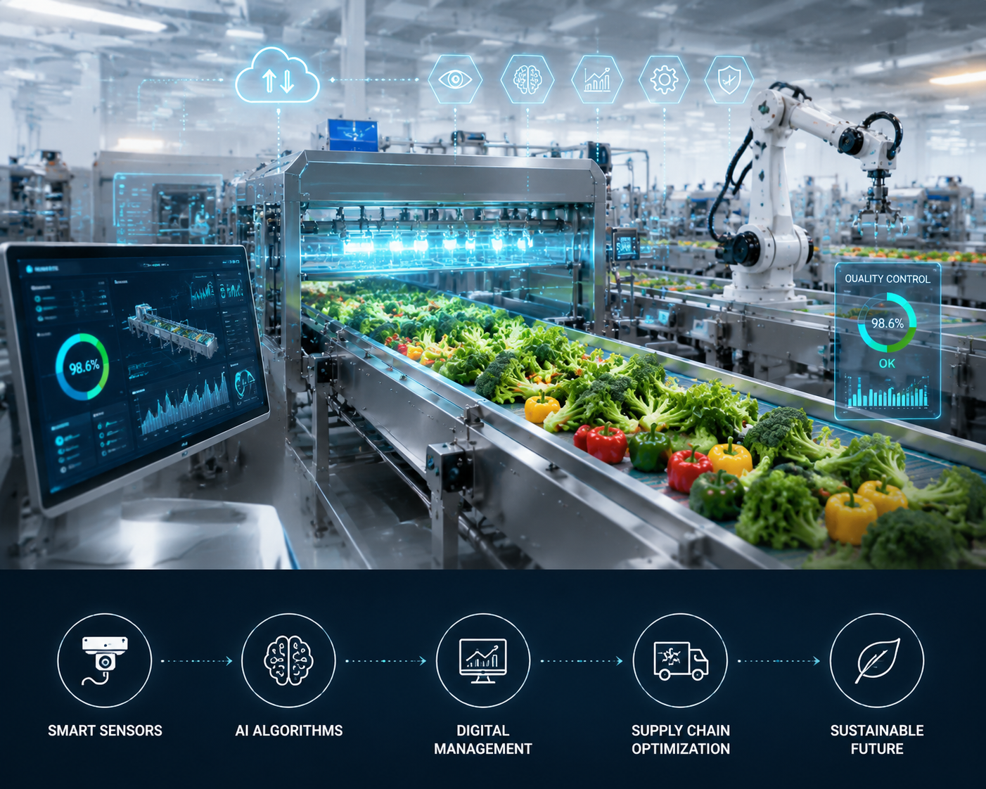 Vegetable processing equipment