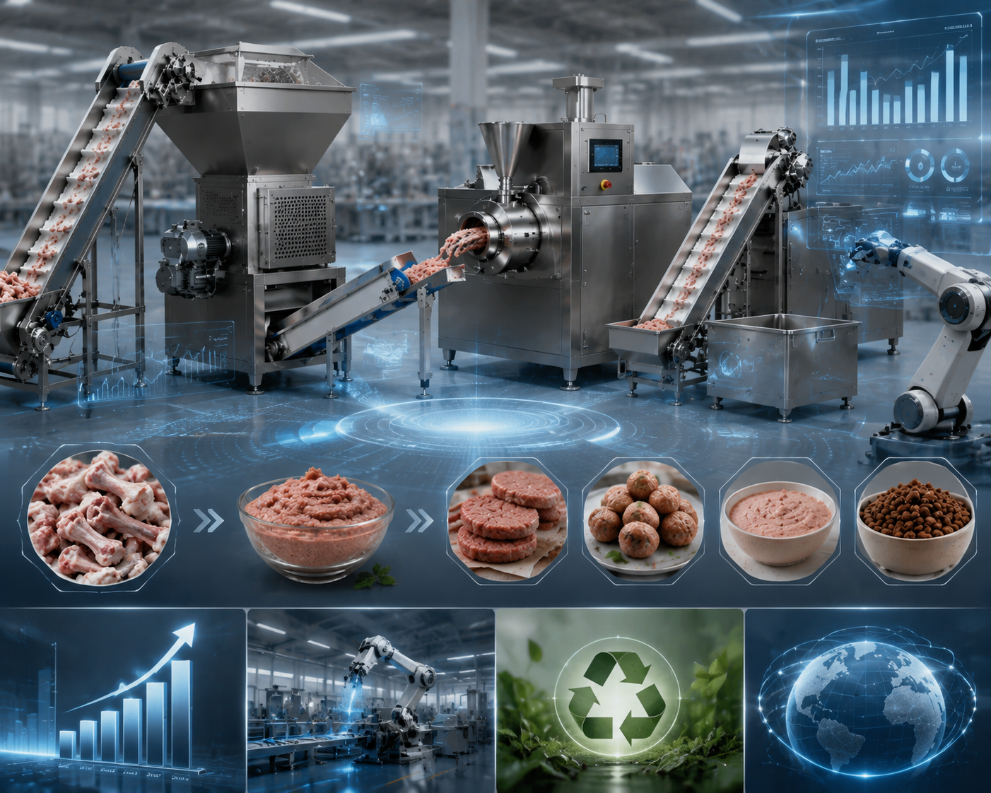 Fish Bone Meat Separator Line