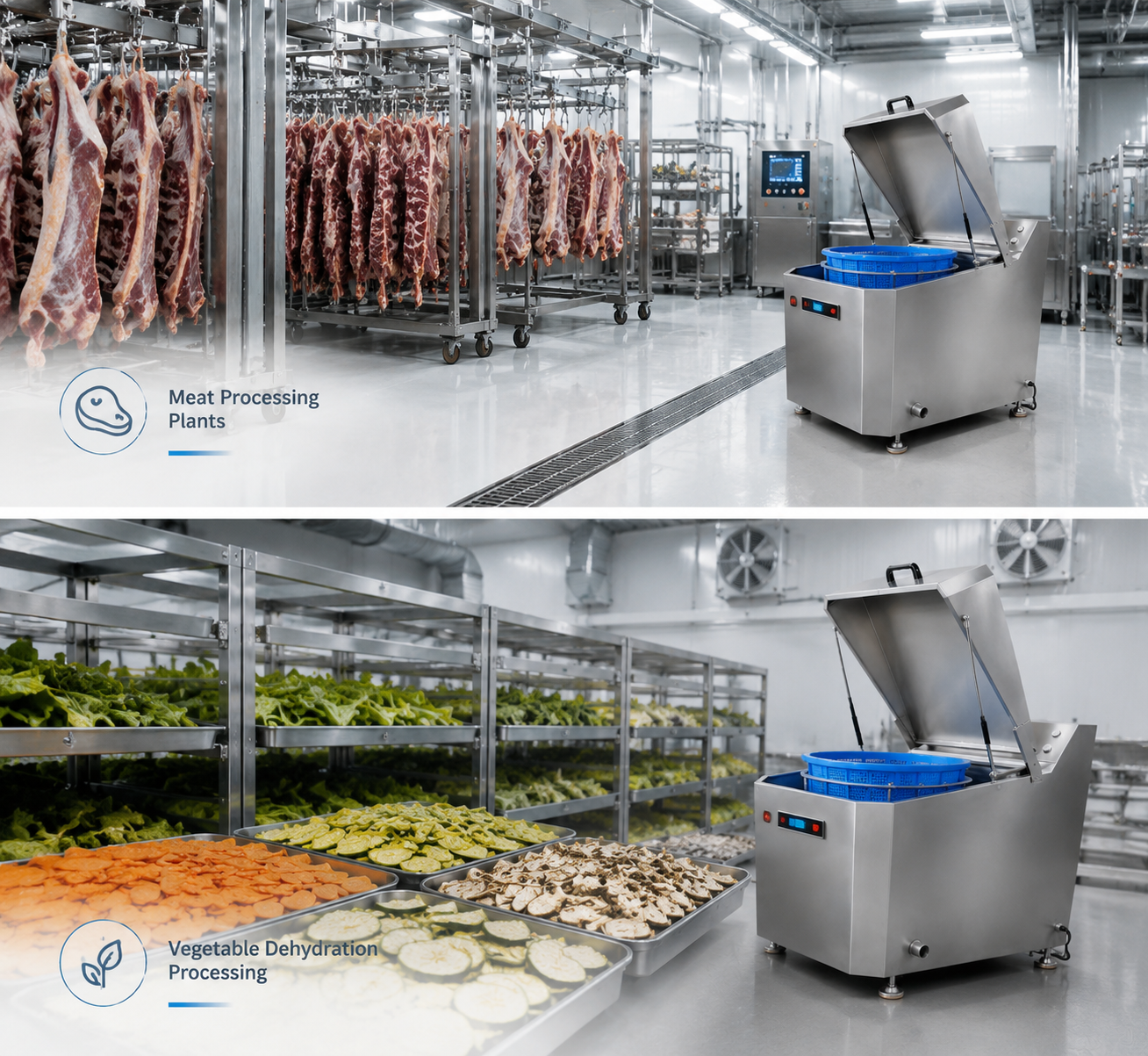 Industrial Basket Rotary Drying Machine for Efficient Food Dehydration System