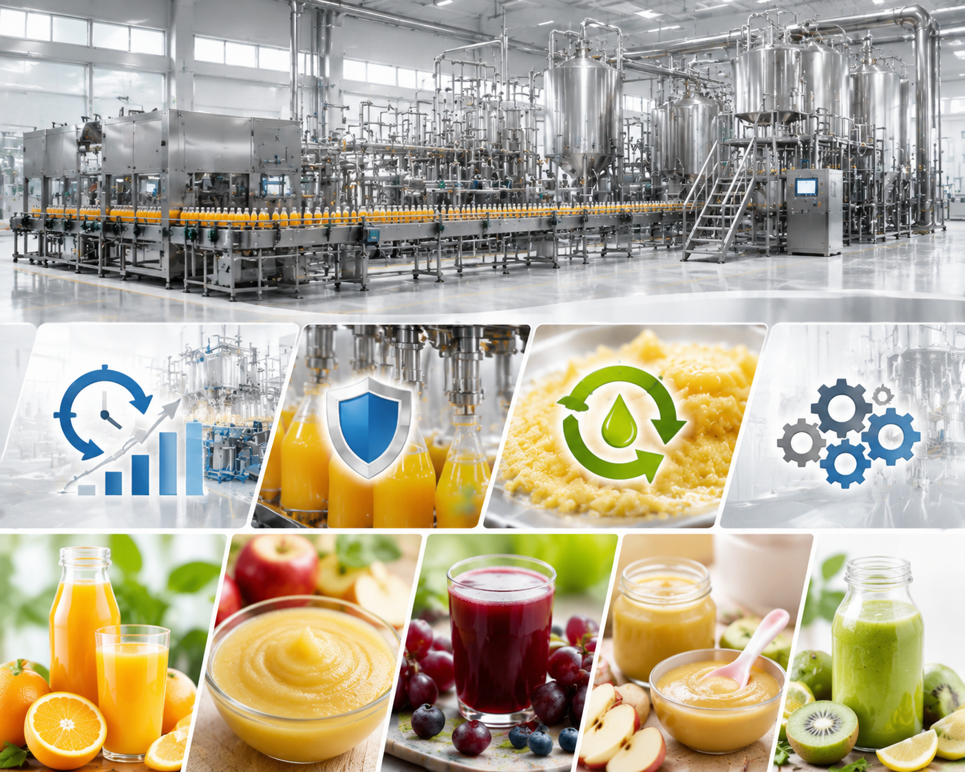 Fruit Juice and Puree Production Line