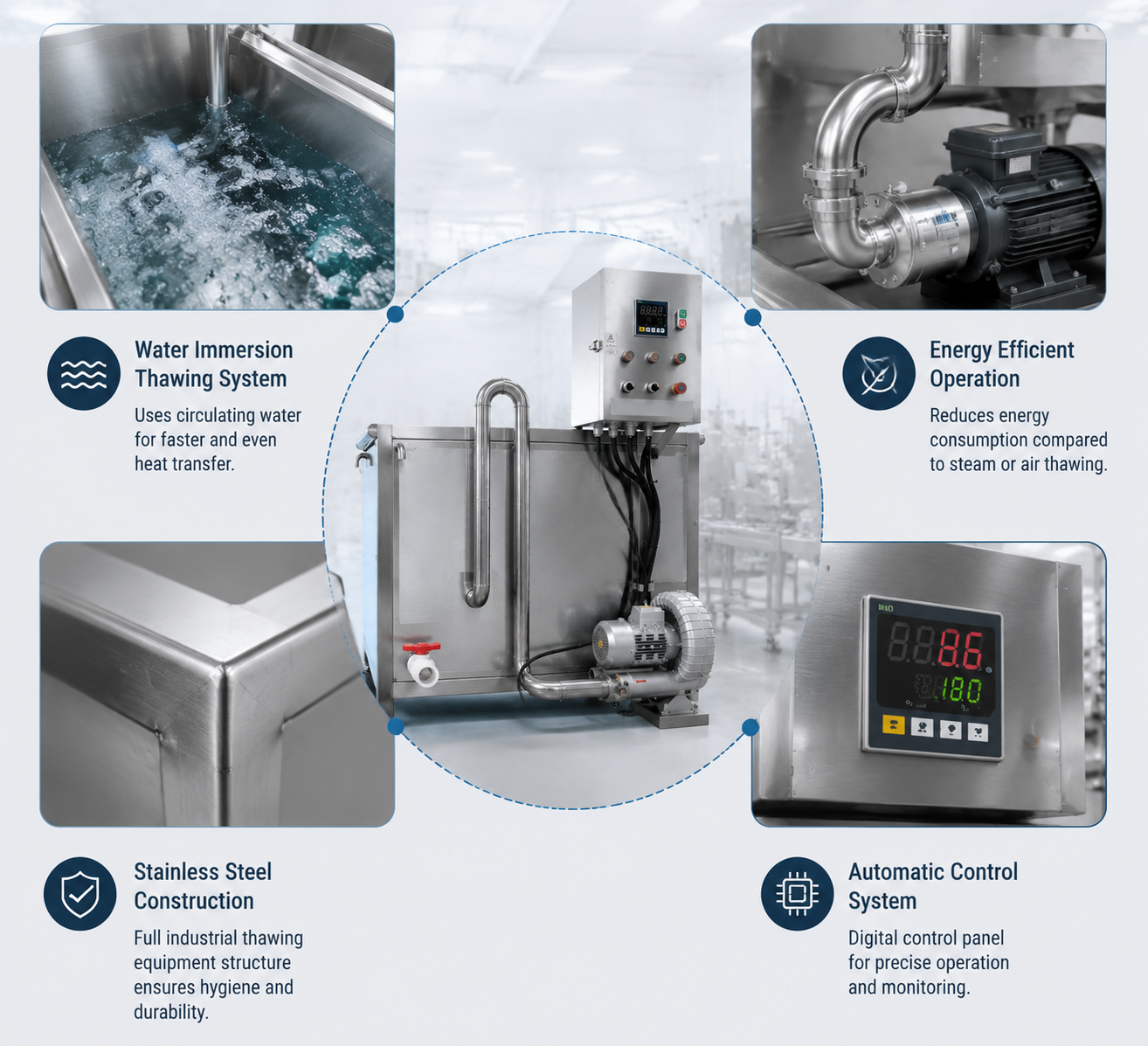 Frozen Product Thawing Tank