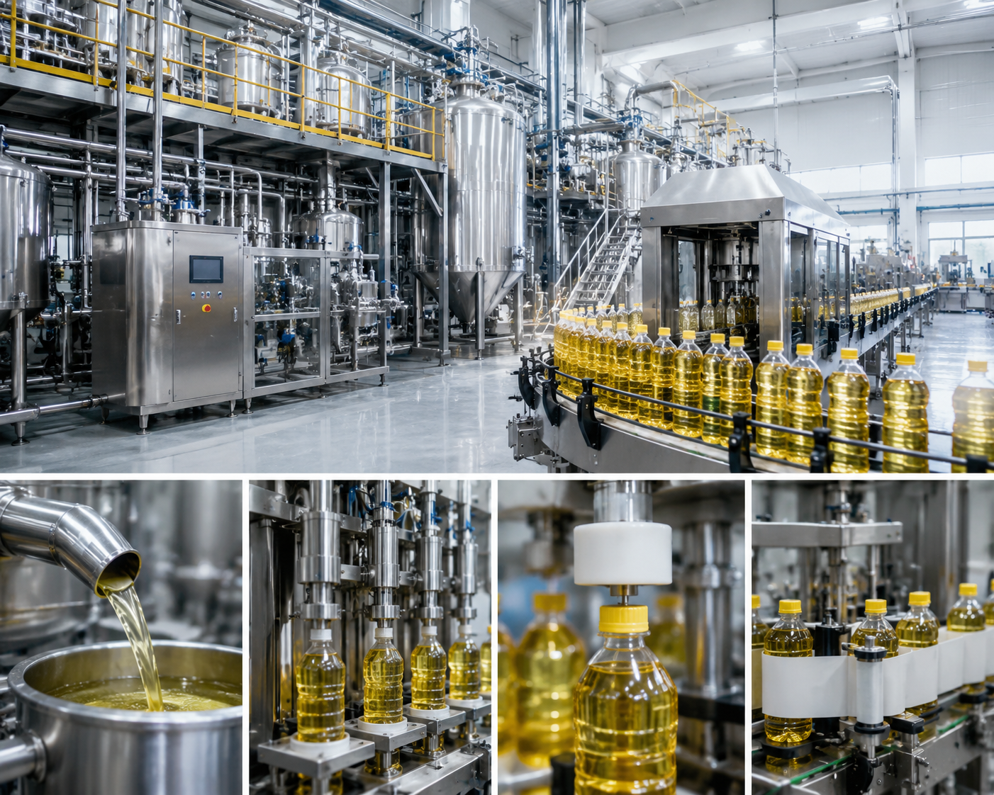 Edible Oil Refining and Filling Production Line